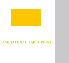 LAMINATE AND LABEL PRINT ラミネートとラベル印刷のページ